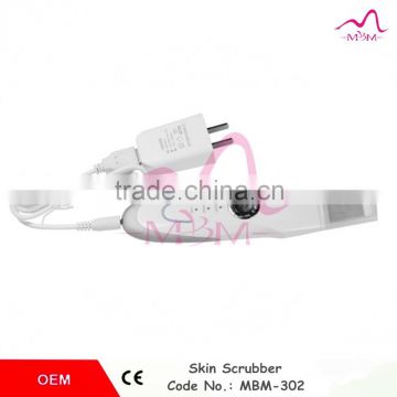 wholesale and OEM rechargeable portable ultrasonic skin scrubber beauty equipment