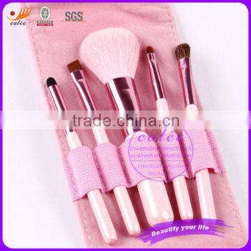 5pcs synthetic hair makeup brushes set free samples