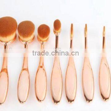 New Hot Sale Oval Toothbrush Makeup Brush Set Face Use Brush Oval Puff Brush 10 Pcs photo-2