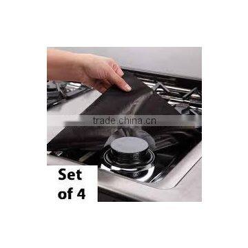 PTFE non-stick reusable stovetop liner 4pcs