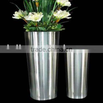 stainless steel flowerpot