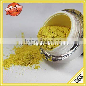 Super quality Sparkle Lemon colors mica powder for plastic