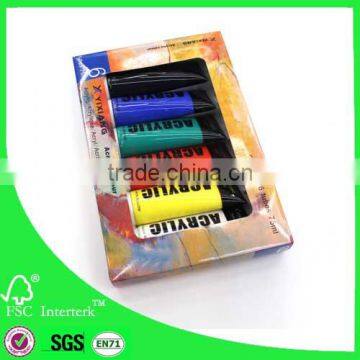 Free sample 75ml acrylic paint for painting acrylic artistic paints