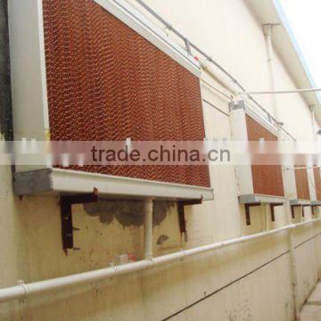 pad-fan cooling & ventilation system in plant