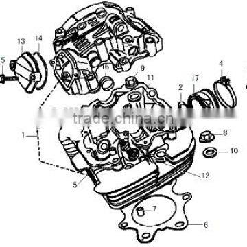 Loncin gn300 engine parts gn300 CYLINDER HEAD