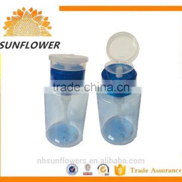 2016 PP Plastic Acetone Nail Polish Remover Bottle With Pump photo-6