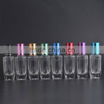 10ml Empty Clear Glass Roll on Perfume Bottle for Cosmetic Packaging With Stainless Steel Roller Ball