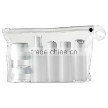 7PCs Travel Set Plastic Transparent Empty MakeUp Lotion Perfume Container Bottle photo-4