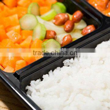 Why Choose Black 3 Compartment Lunch Box Food Container photo-2