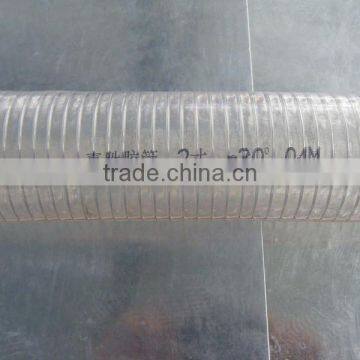 Transparent PVC Spiral Steel Wire Oil Hose photo-2