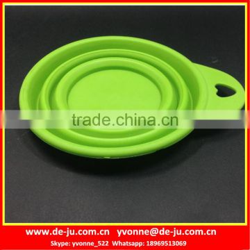 China Factory Food Grade Foldable Silicone Pet Bowl