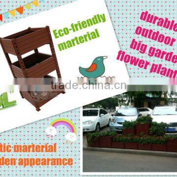 New Products Vertical Garden Plastic Square Flower Pot Modular photo-3
