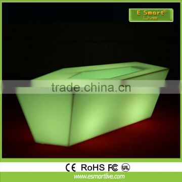 Modern Appearance and beautiful LED color changing illuminated bar table