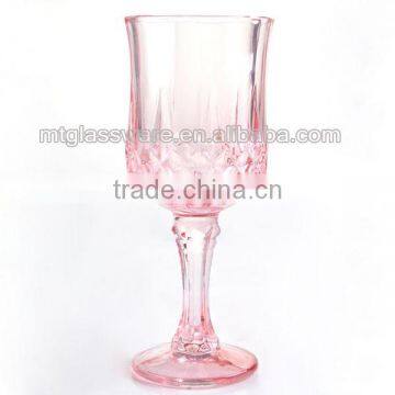 Wholesale Colorful Candle Holder Crystal Long Stem Wine Glass photo-3