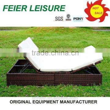 wicker sun lounge with good quality