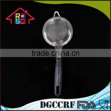 Strict Quality Checked Stainless Steel Mesh Net Colander Spoon With Long Handle photo-3