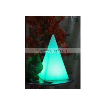 Rechargeable RGB Pyramid Led Decorative Lamp photo-3