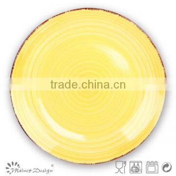 Cheap Colorful Stripe Ceramic Handpaited Plate and Dish photo-3