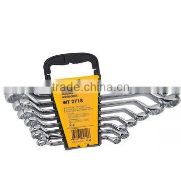 WT2718 Worksite Brand Hand Tools 8pcs Double Box End Wrench Set / Spanner photo-2
