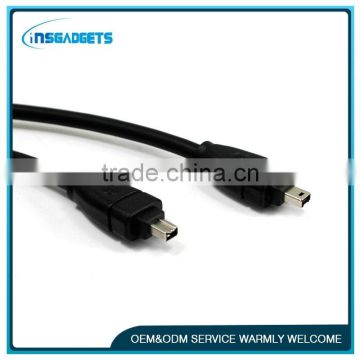 Factory price of Good quality 1394 4pin to 1394 4pin cable OEM service H