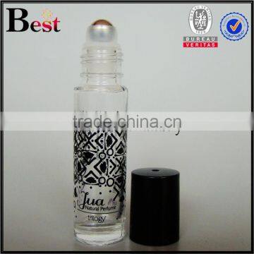 10ml Glass Roll on Bottle Mold Silk Screen Printing Perfume Bottle Glass With Stainless Steel Roller Ball China Supplier photo-2
