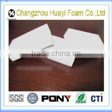 Various application of white melamine sponge