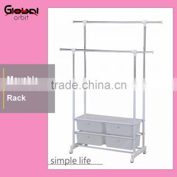 Outdoor Furniture Towel Holder Folding Metal Laundry Towel Hanger Stand photo-6