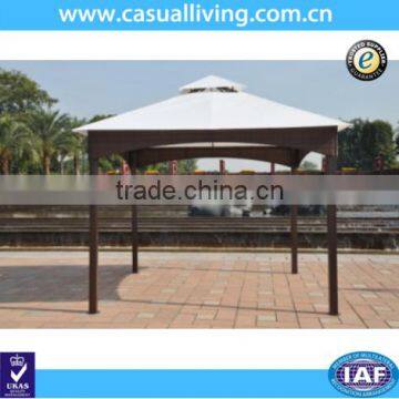 Outdoor Garden Pavilion Rattan Wicker Metal Patio Canopy Gazebo Tent