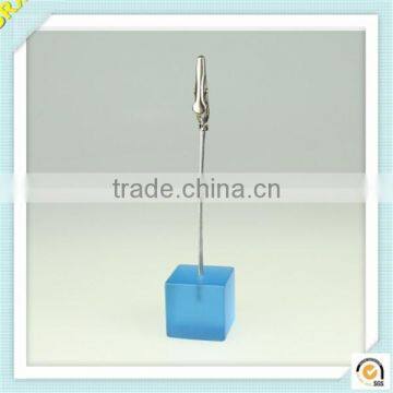 Alibaba Gorden supplier cube memo clip gift ,small plastic memo holder clip,OEM fashion plastic memo clips maker