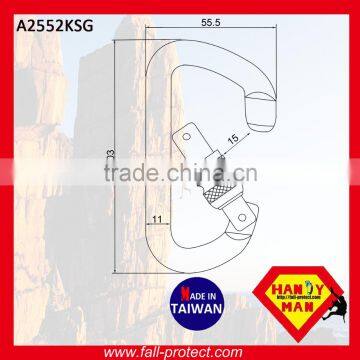 Screw Lock Mountaineer Climbing 28KN Carabiner Made Of Aluminum photo-2