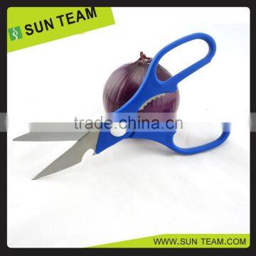 SK023B 8-1/4" Colorful useful Kitchen Shear blue handle scissor