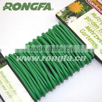 Green Color 5mmx5m Soft Garden Twist Tie Wire Tie photo-4