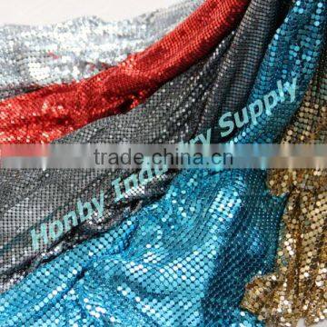 New Home Design! Colored Metal Sequin Mesh Fabric for Curtain