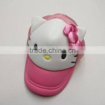 Hello Kitty Trucker Baby Hat Mesh Cap With Ears For Children photo-5