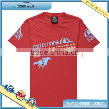 High quality t shirt/custom printing of 100% cotton t shirt for men