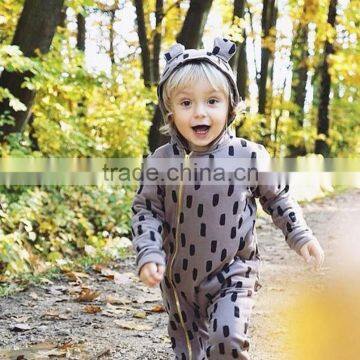 Readymade Garments Wholesale Market Boys and Girls Dot Print Jumpsuits photo-3