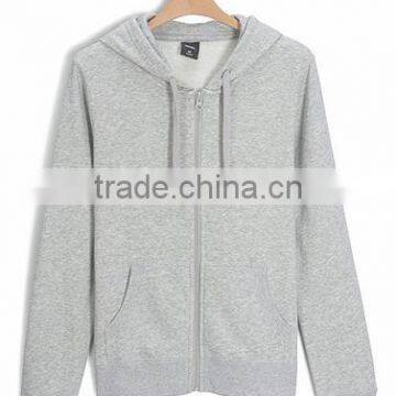 2016 Casual 100% Polyester Fleece Full Zip Mens Womens Hoodies