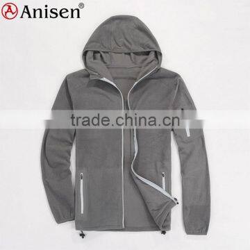Wholesale Men's Hooded Fleece Jacket photo-3