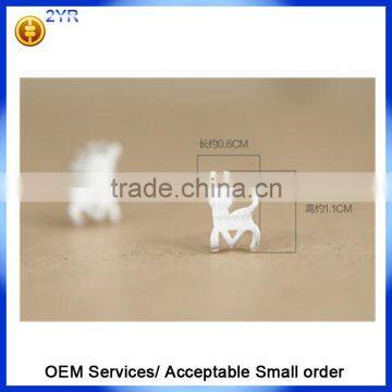 925 Sterling Silver Christmas Santa Elk Shaped Earrings photo-2