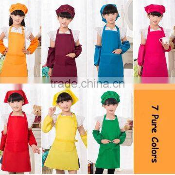 Apron,Polyester Kid Apron Children Apron