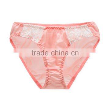 Good Quality Custom 100% Silk Sexy Fancy Woman Underwear