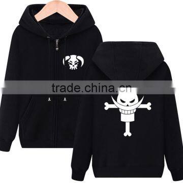 Popular High Quality Zipper Hoodie Theme ONE PIECE CVC(65/35) photo-4