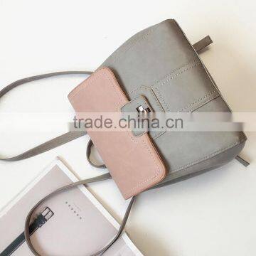 Zm50363b 2017 New Style Contrast Color Student Bag Fashion Shoulders Schoolbag photo-2