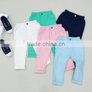 Wholesale Children Boy and Girl Denim Ruffle Pants Long Child Jeans Pants photo-3