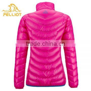 High Quality Women Winter Outdoor Jacket Light Thin Down Duck Feather Jacket photo-3
