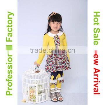 Summer autumn wear wholesale boutique Children Frocks