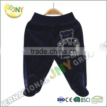 newborn baby winter warm footed pants