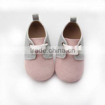 Wholesale Leather Shoes Suede Leather Oxford Baby Shoes photo-6