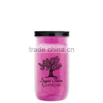 USA Made 27 oz Tritan Storage Mason Jar With Screw-On Lid - Measurements on Side of Jar and Comes With Your Logo photo-3
