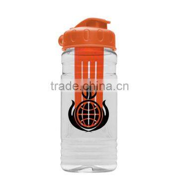 USA Made 20 oz Tritan Infuser Bottle With Flip Top Lid - BPA/BPS-free and Comes With Your Logo photo-4